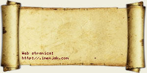 Olga Trišić vizit kartica